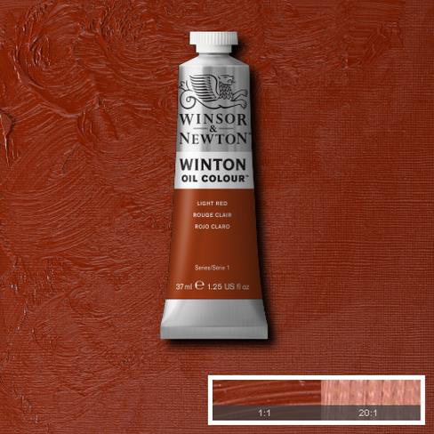 Light Red is a red earth pigment based on natural and synthetic iron oxide. It is an opaque colour with a brown undertone and is permanent.