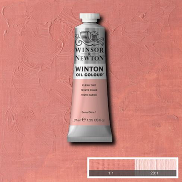 A warm opaque colour, Flesh Tint is a carefully selected combination of pigments resembling a peachy flesh tone.