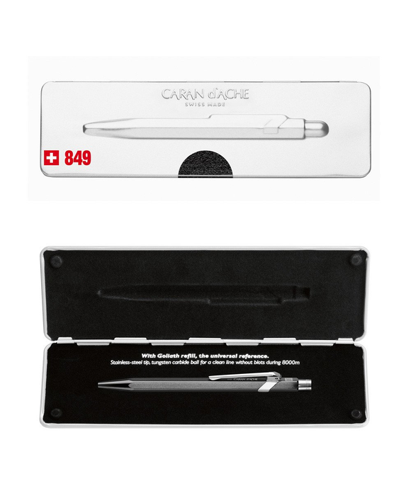 Caran d'Ache Pop Line ballpoint pen Black Metal