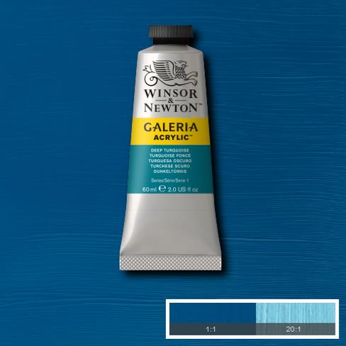 Winsor & Newton Galeria Acrylic Deep Turquoise : 60ml