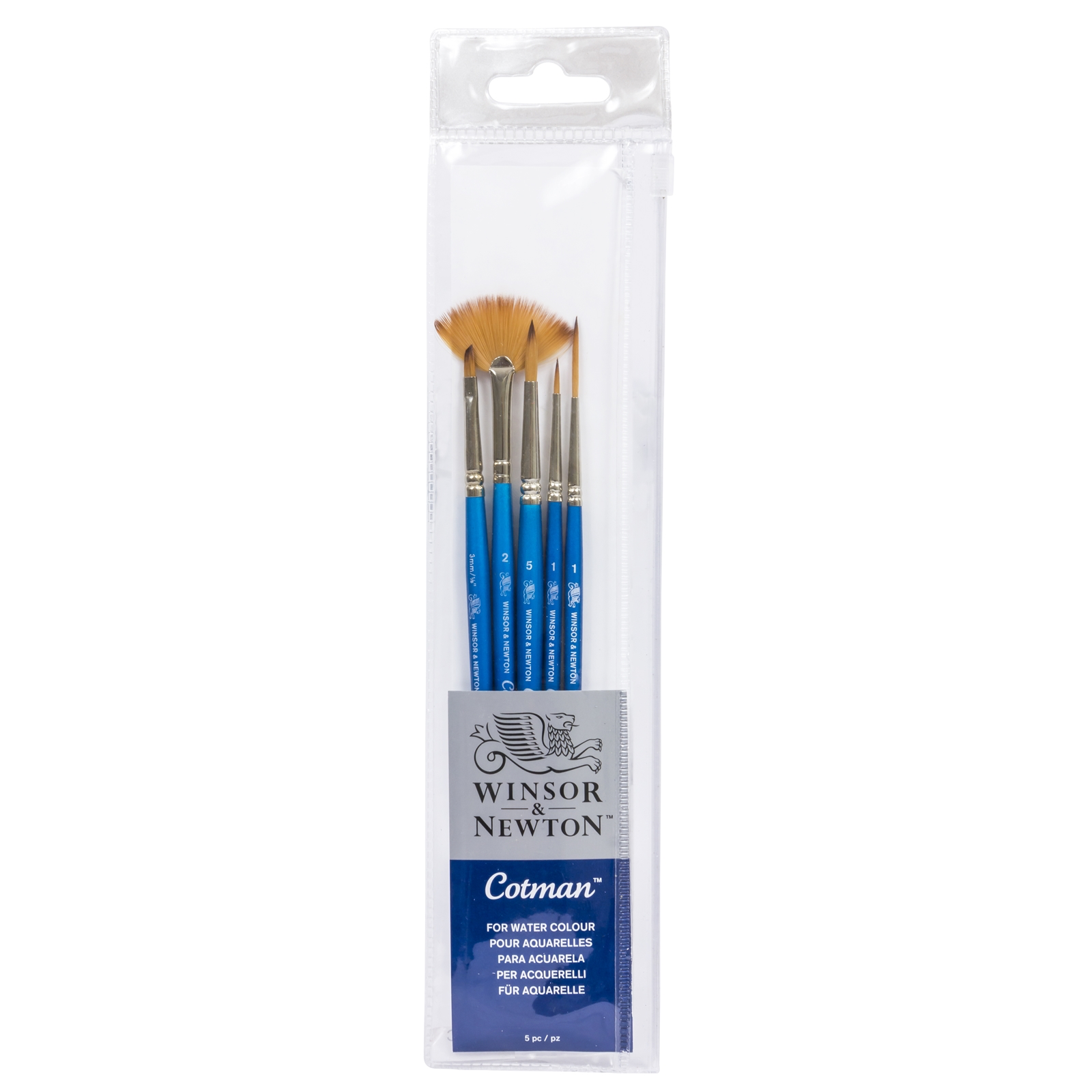 Winsor & Newton Cotman Watercolour Brush set of 5