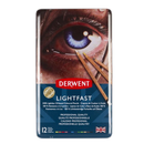 Derwent Lightfast Coloured Artist Pencils tin of 12