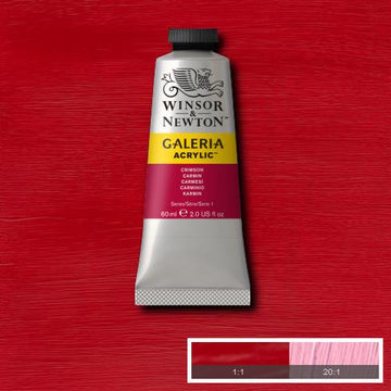 Winsor &  Newton Galeria Acrylic Crimson : 60ml