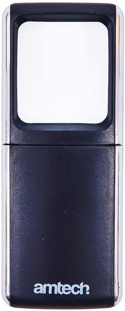 Amtech 2-LED Pocket Magnifying Glass - 0