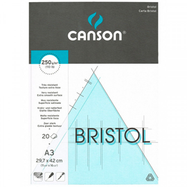 Canson  Bristol Board illustration Extra Smooth 250 gsm A3