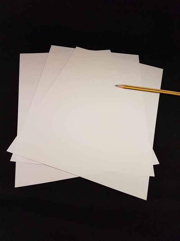 Bamboo & Cotton mix Natural White Sketch / Calligraphy Paper A4 x 10 sheets