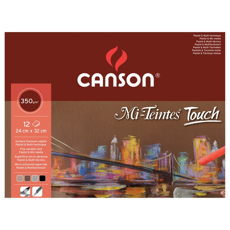 Canson Mi Teintes Touch : Pastel Paper : 350 gsm : 24 x 32 cm