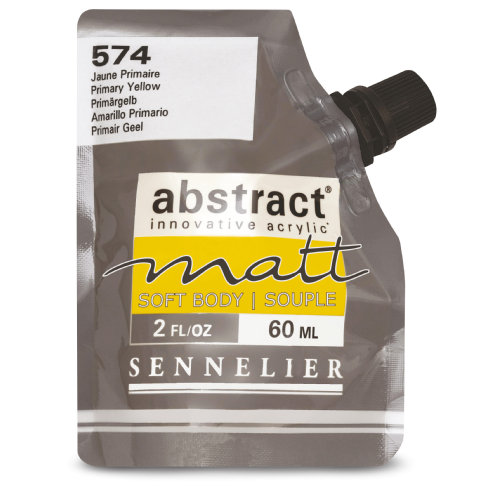 SENNELIER :  Matt acrylic paint 60ml : Primary Yellow
