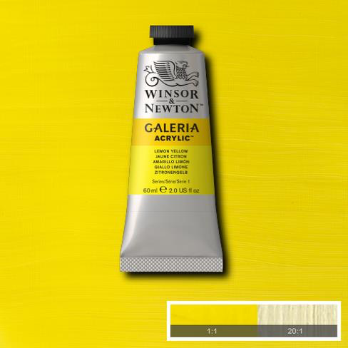 Winsor & Newton Galeria Acrylic Lemon Yellow : 60ml
