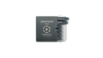 Caran d'Ache Fountain Pen Ink cartridge x 6 Cosmic Black 
