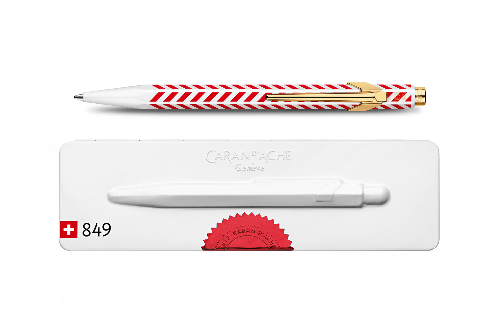 Caran d'Ache 849 Chevron Limited Edition pen