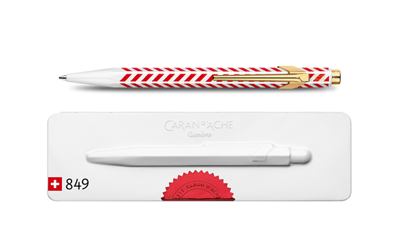 Caran d'Ache 849 Chevron Limited Edition pen