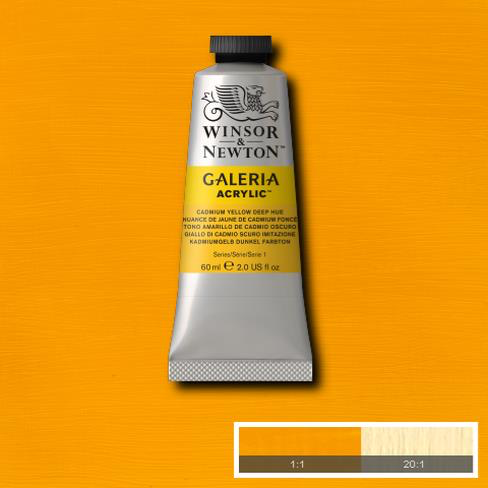 Winsor & Newton Galeria Acrylic Cadmium Yellow Deep Hue 60ml