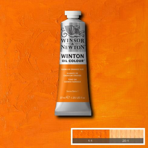 Cadmium Orange Hue is composed of several pigments closely resembling genuine Cadmium Orange. It is a versatile bright mid-range orange colour.