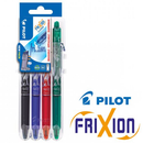 FriXion Ball Clicker 0.7 - Set2Go - 4 pens - Black, Blue, Red, Green - Medium Tip