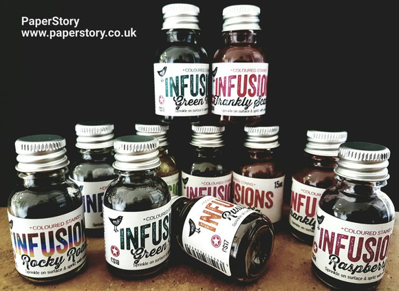 PaperArtsy Infusions dye colour crystals creative paints