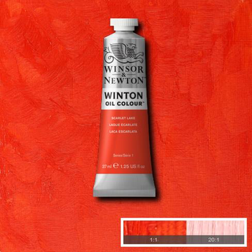 Scarlet Lake is a bright red with orange-yellow undertones. The name stems from a type of fine woollen cloth called scarlet cloth which was often dyed red, leading it to become the pigment's name.