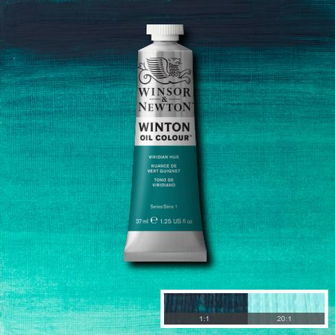 Winsor and Newton Oil :  Viridian Hue