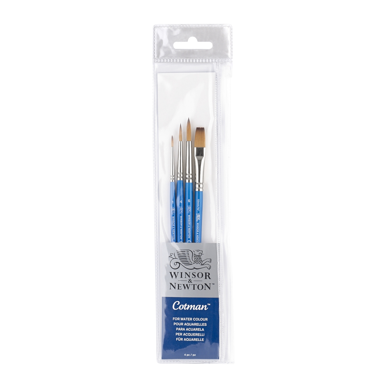 Winsor and Newton : Cotman Watercolour Brush : Set of 4 paperstory