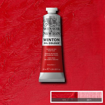 A rich dark red, Cadmium Red Deep Hue is a carefully selected combination of pigments closely resembling genuine Cadmium Red Deep.
