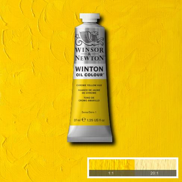 A pale yellow, Chrome Yellow Hue is a carefully combined selection of pigments closely resembling genuine Chrome Yellow without the latter's defects. Chrome Yellow Hue is lightfast and permanent.