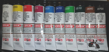 Koh-I-Noor Professional Acrylic artist paint set 10 x 40ml - 0