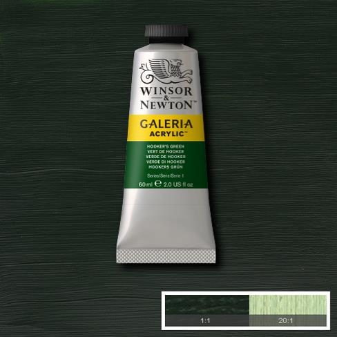 Winsor & Newton Galeria Acrylic Hooker's Green : 60ml
