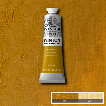 Yellow Ochre is a warm yellow colour. Originally made from natural iron oxides found in earth, it is one of the oldest pigments used by mankind. A synthetic version became available in the 1920s.