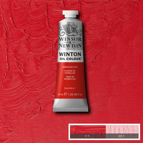 Vermilion Hue is a bright orange red colour. The genuine pigment was made from toxic mercuric sulphide and was known to the ancient Greeks and Chinese. It is an opaque colour.