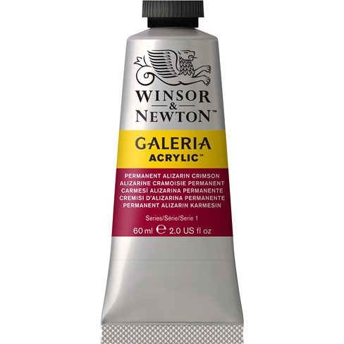 Winsor &  Newton Galeria Acrylic Permanent Alizarin Crimson 60ml