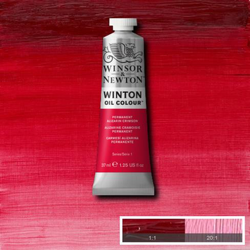 Highly transparent with a blue undertone, Permanent Alizarin Crimson is a vivid red colour. Introduced in 1994, it has been formulatedas a highly permanent red pigment.