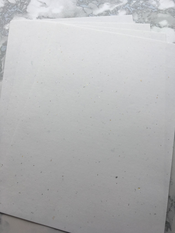 Gold and Silver Leaf speciality inclusion card 280 gsm A4