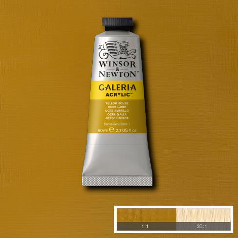 Winsor & Newton Galeria Acrylic Yellow Ochre 60ml