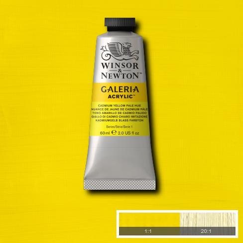 Winsor &  Newton Galeria Acrylic Cadmium Yellow Pale Hue : 60ml