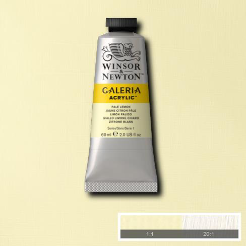 Winsor &  Newton Galeria Acrylic Pale Lemon : 60ml