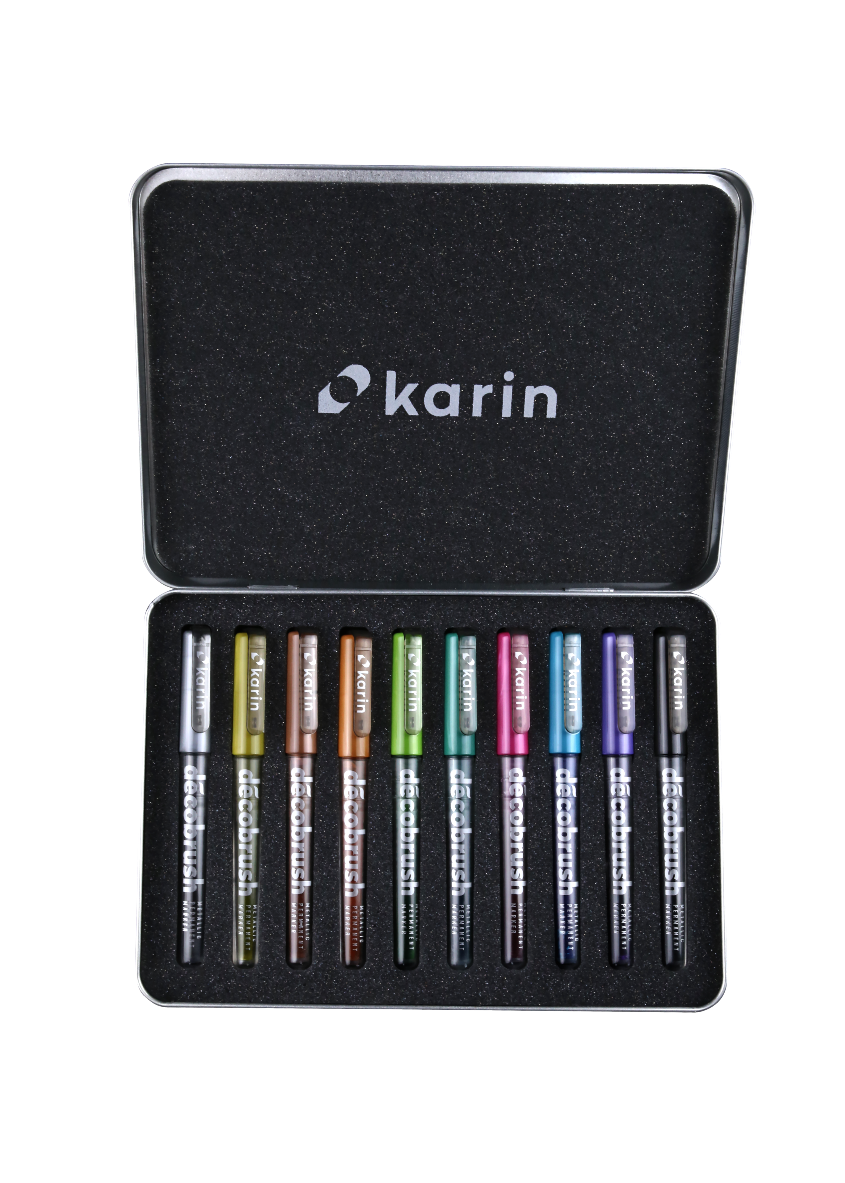 Karin déco brush Metallic Pen Set of 10