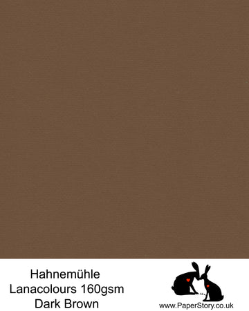 Dark Brown Hahnemühle LanaColours PS04 160 gsm A4