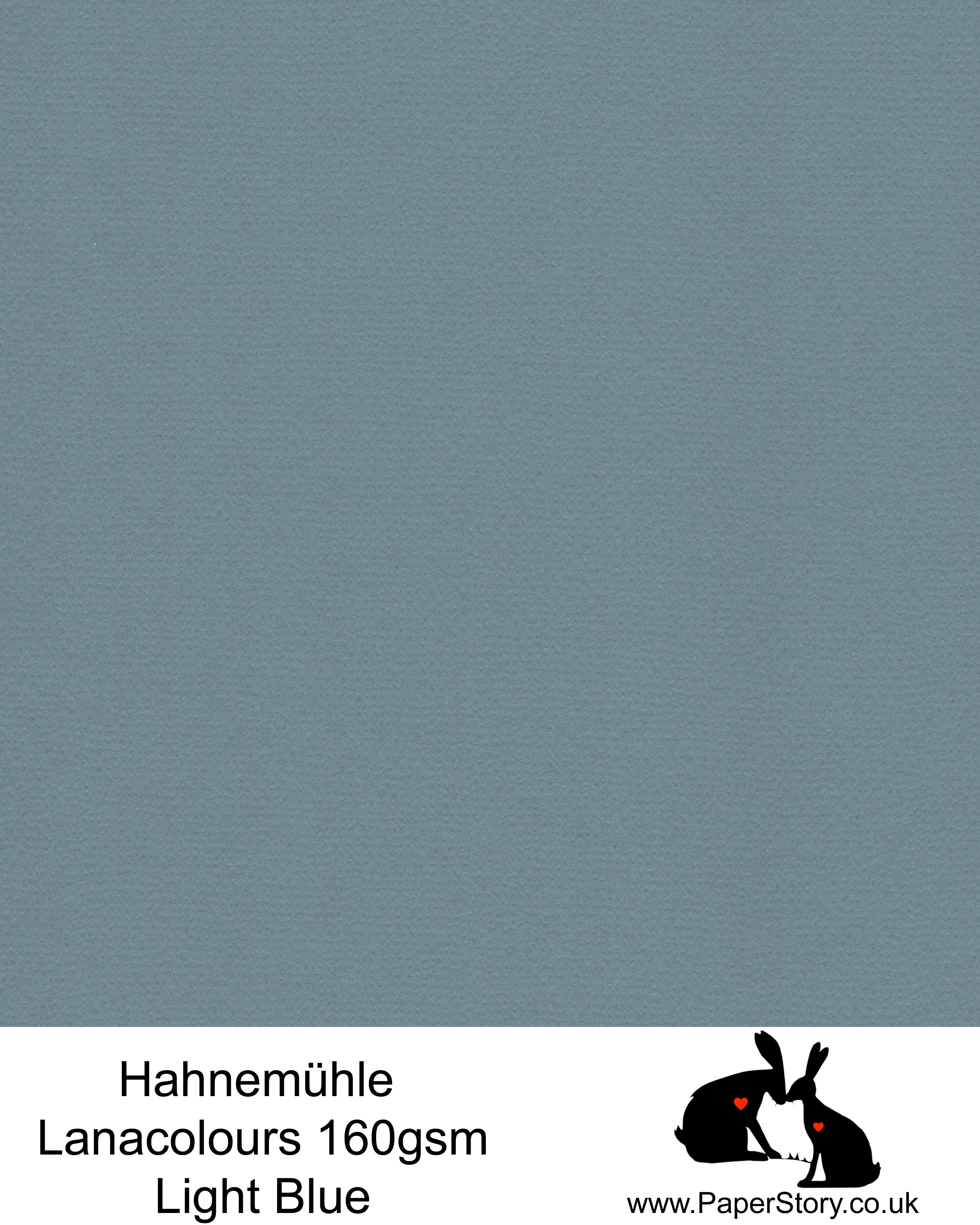 Hahnemühle Lana Colours pastel light blue, hammered paper 160 gsm. Artist Premium Pastel and Papercutting Papers 160 gsm often described as hammered paper. 