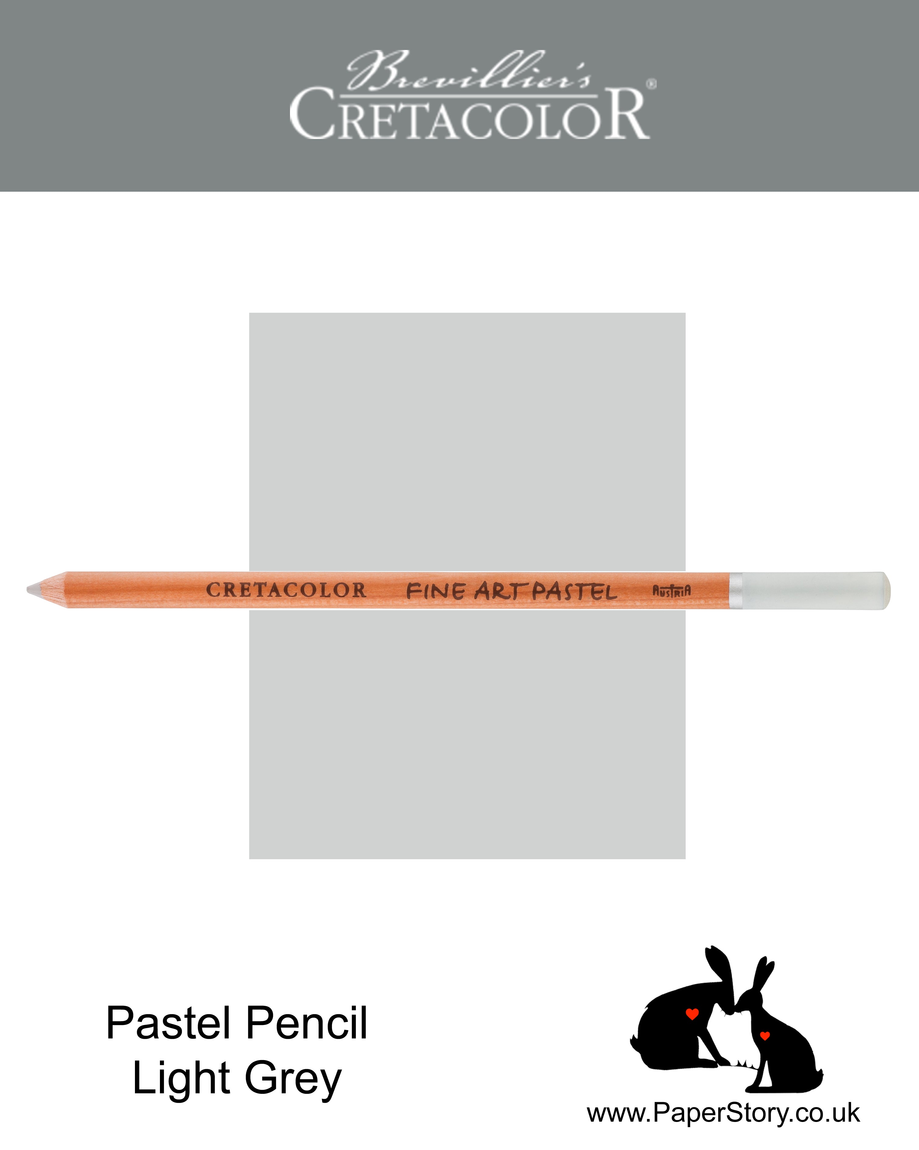 lightgreyCretacolor 472 30 Artists Pastel Pencil Light Grey