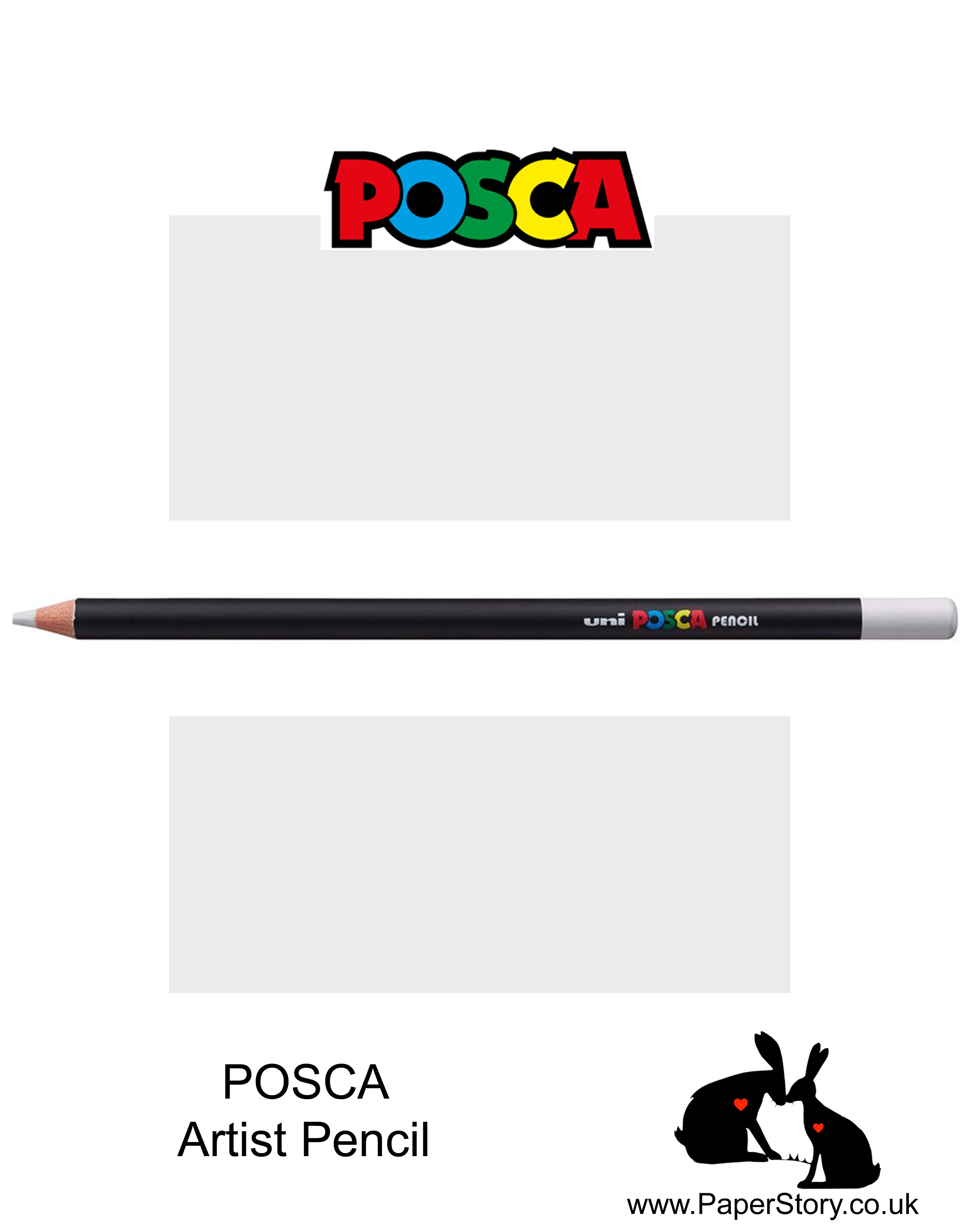 Uni POSCA individual Coloured Pencils Light Grey 23
