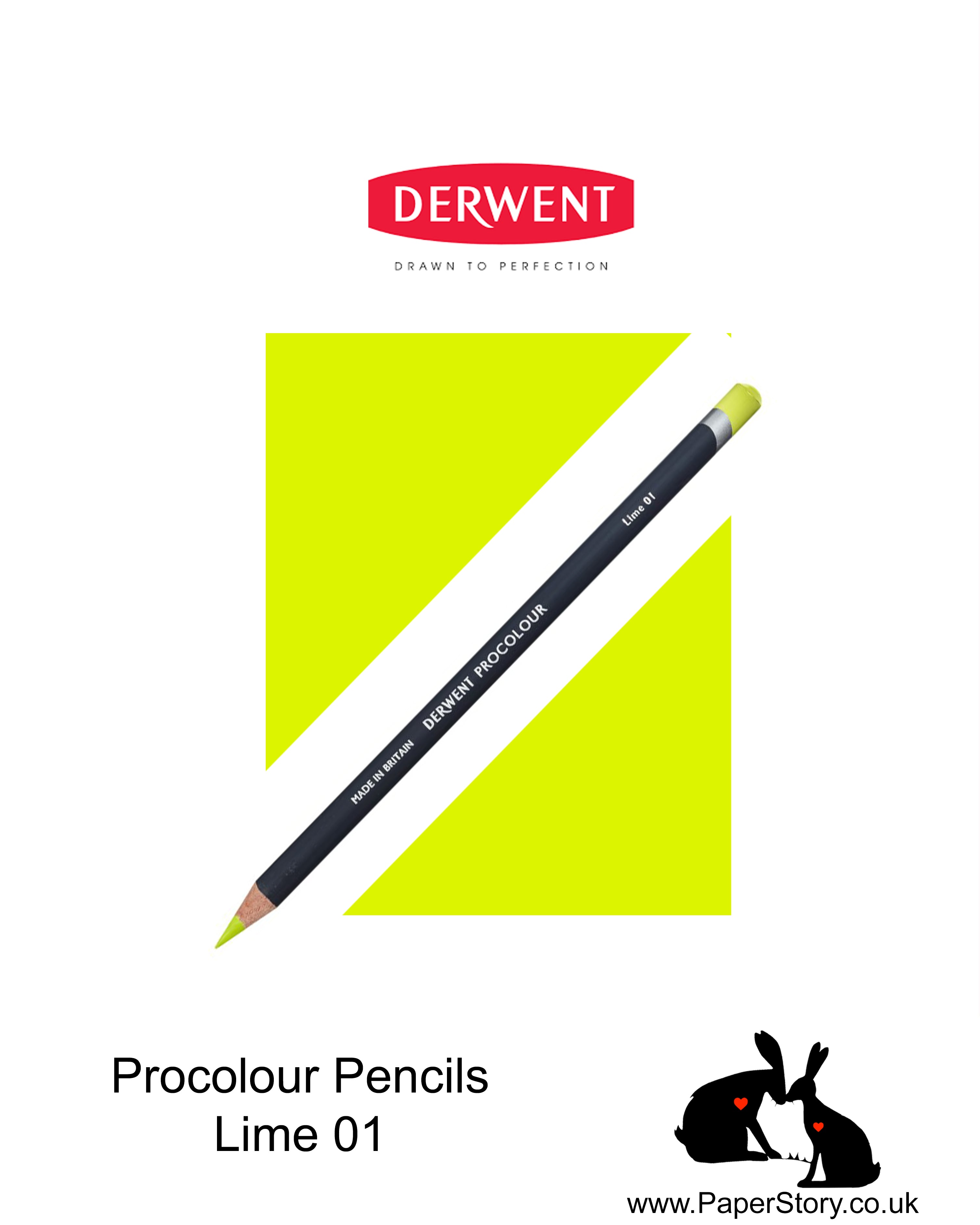 Derwent Procolour pencil Lime 01