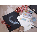 Derwent Metallic Paint Pans contain shimmering metallic colour, which are outstanding when applied to both light and dark paper.