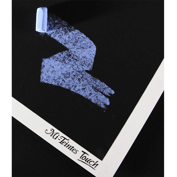 Canson Mi-Teintes Touch, Contains 12 sheets in assorted colours. the Ultimate sanded pastel paper has a micro-abrasive surface texture that allows pastels, charcoal, crayons and acrylic to perform beautifully. Lightfast & age-resistant, suitable for pastel, chalk and acrylic. Also suitable for: sanguine and charcoal. It retains pastel pigments which allows for multiple layers. Mixed pack 3 of each colour, 425 Black, 122 Flannel Grey, 133 Sepia and 407 Cream. 