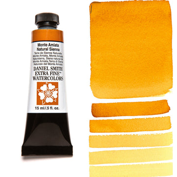 DANIEL SMITH Extra Fine Watercolour Monte Amiata Natural Sienna 15ml tube