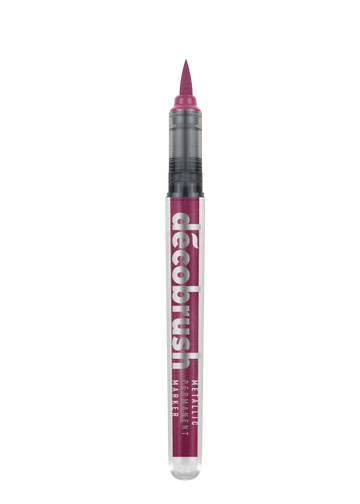 Karin Déco Brush Metallic Marker : Pink