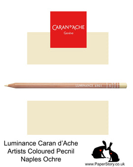 Caran d'Ache Luminance individual Artist Colour Pencils 6901 Naples Ochre 821