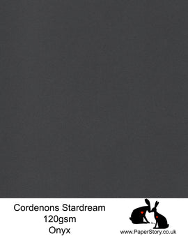 A4 Stardream Black Onyx Pearlescent Paper 120 gsm