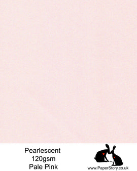 Precious Pink Pearlescent 120 gsm paper A4 x 10 sheets