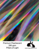 Holographic Card Pillars of light 280 gsm 