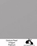 Centura Pearl single sided card 310 gsm. Platinum, is a deep silver with a hint of cool blue. Pearlescent one side, white printable surface on the other. High-quality Pearlescent card made in the UK, perfect for wedding cards, greetings cards, boxes and art and craft projects.